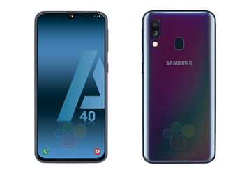 Samsung Galaxy A40 na press-renderach: gradientne ...