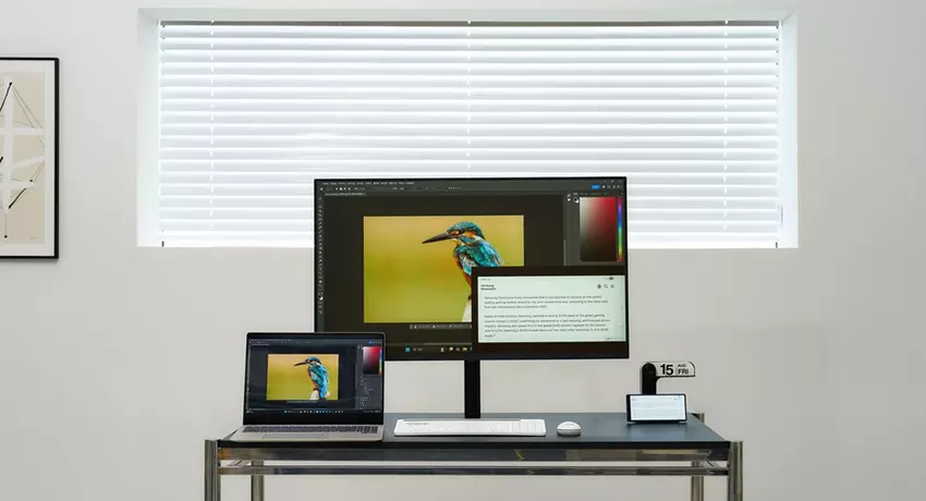 "5 cali zmienia wszystko": Samsung zaprezentował pierwszy na świecie 37″ monitor 4K