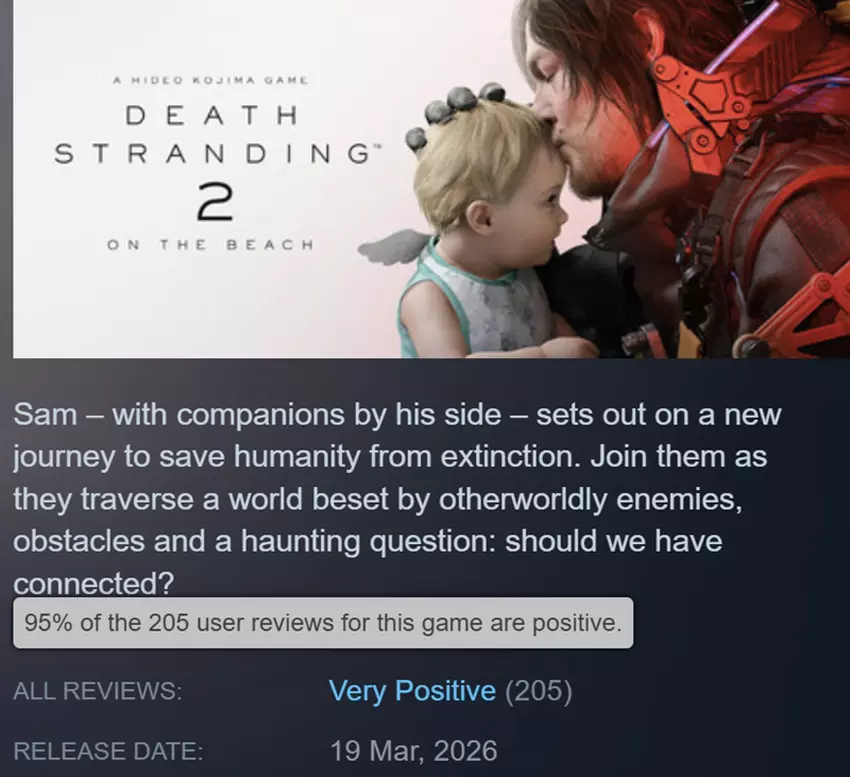 Zrzut ekranu z gry Death Stranding 2