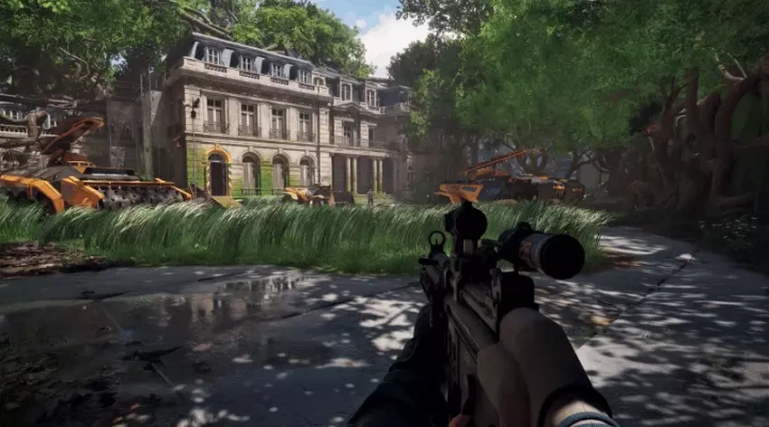 Grafika koncepcyjna Forest Reigns: postapokaliptyczny świat