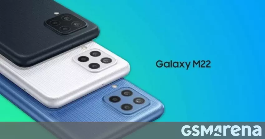 Samsung Galaxy M22 otrzymuje aktualizację Androida 12 z One UI 4.1
