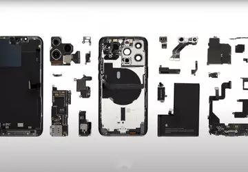 Demontaż iPhone'a 13 Pro ujawnia baterię ...