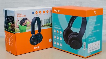 Prezent na choinkę: przegląd podwójny słuchawek Bluetooth ACME BH203 i ACME BH213