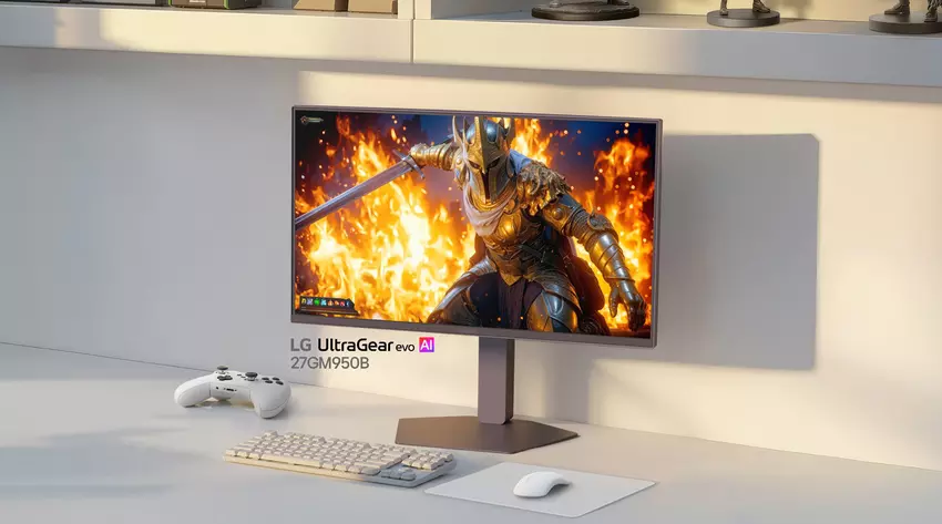 27-calowy monitor MiniLED LG UltraGear evo 27GM950B z lokalnym przyciemnianiem