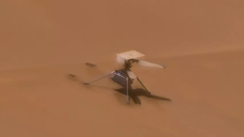 NASA pokazuje, co stało się z rozbitym helikopterem na Marsie