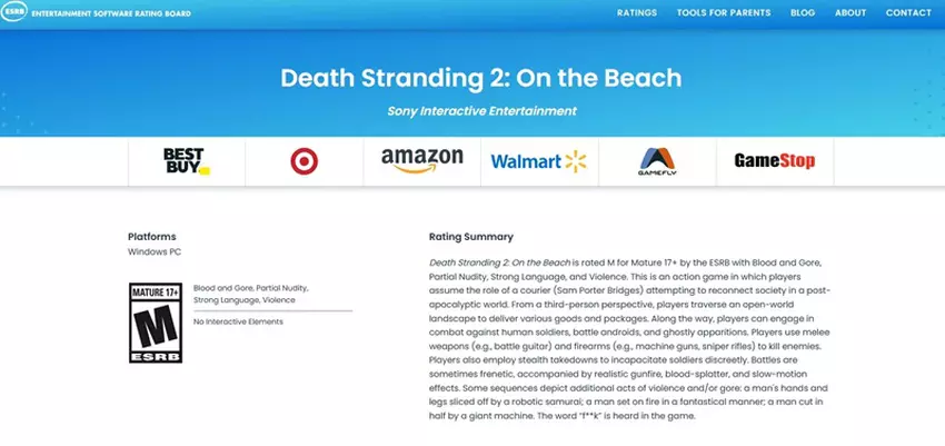 Zrzut ekranu z gry Death Stranding 2: On the Beach na PC