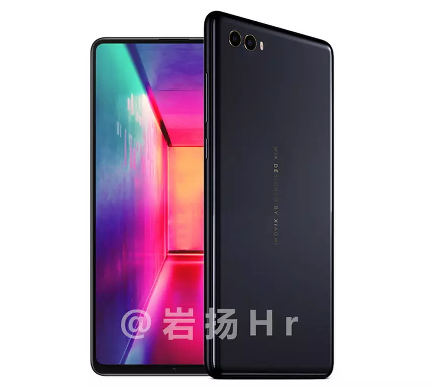 Prawdziwe zdjęcia bezramowe Xiaomi Mi Mix 2S z bezprzewodowym ładowaniem