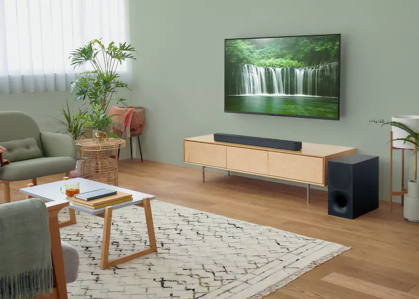 Soundbar Sony HT-5400 z bezprzewodowym subwooferem i całkowitą mocą 330 W za 300 USD