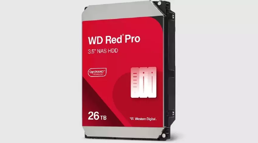 Western Digital wprowadził na rynek dysk twardy WD Red Pro o imponującej pojemności 26TV