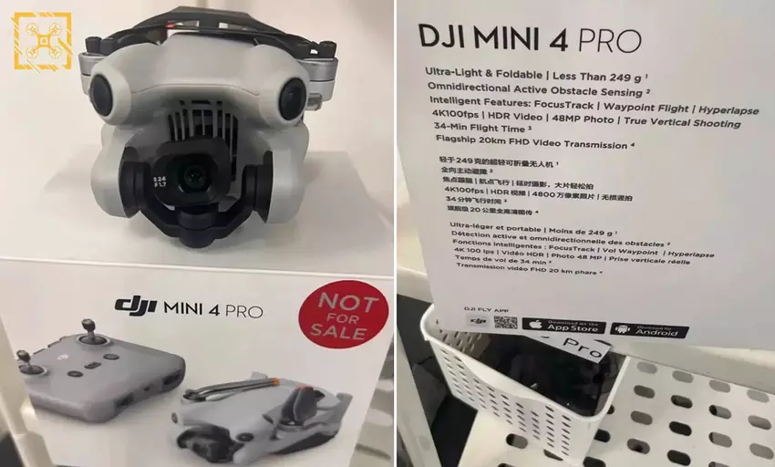 Kamera 4K z 100 FPS, 249 g wagi i 34 minutami lotu od 799 euro - cena DJI Mini 4 Pro w Europie już dostępna