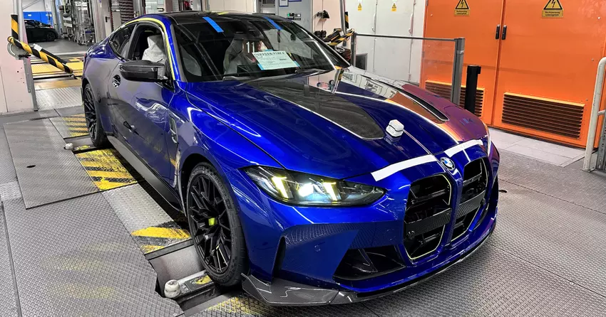 BMW stworzyło unikalne M4 CS na cześć mistrza wyścigów motocyklowych Valentino Rossiego