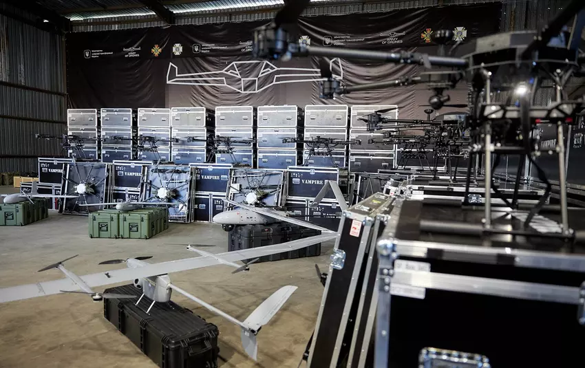 Vampire, Phoenix, Avenger, Penguin i Leleka-100 - Ukraińskie Siły Obronne otrzymały 1740 dronów różnych typów.