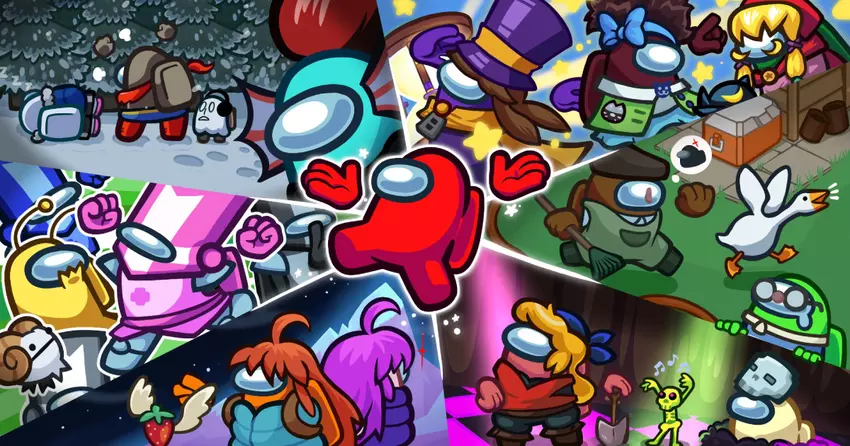 Among Us rozpoczyna współpracę z 6 grami niezależnymi: gracze mogą zdobywać przedmioty tematyczne do 28 lutego