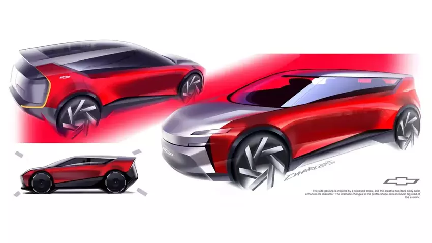 Szkice Chevrolet sporty EV
