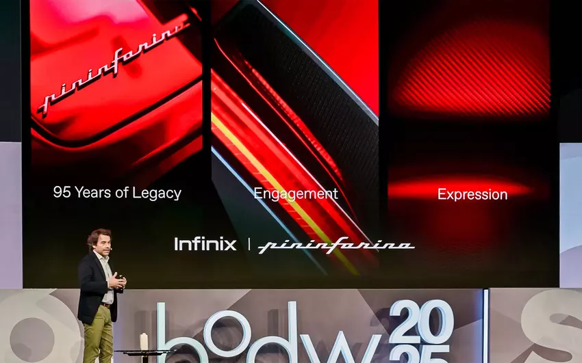 Prezentacja współpracy Infinix i Pininfarina na Business of Design Week 2025