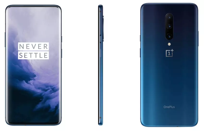 OnePlus 7 Pro pojawił się na oficjalnych renederah w kilku kolorach, z potrójną komerą