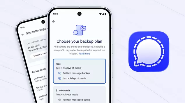 Signal dodaje kopie zapasowe na iOS ...