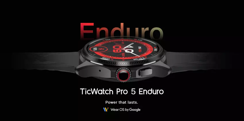 Mobvoi zaprezentowało TicWatch Pro 5 Enduro z nowym paskiem, szafirowym szkiełkiem i Wear OS na pokładzie za 349 USD