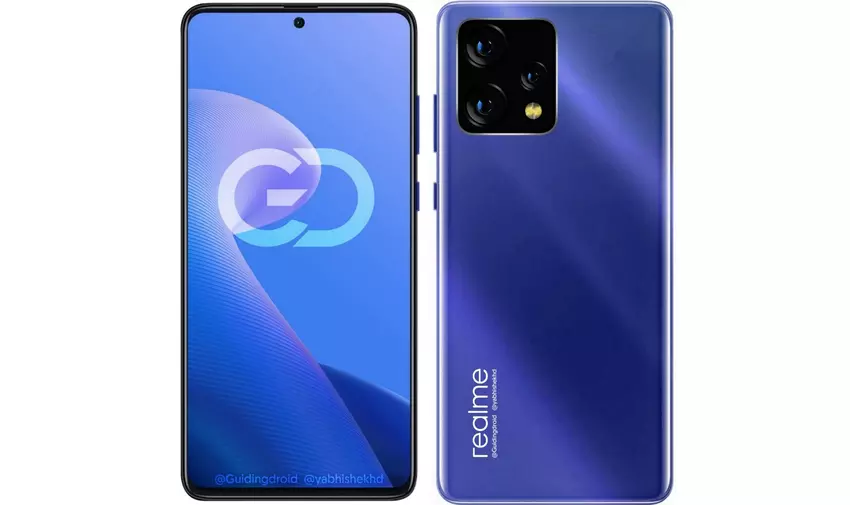 Realme 9 Pro + z „nieszczelnym” wyświetlaczem pokazanym jako pierwszy na obrazku