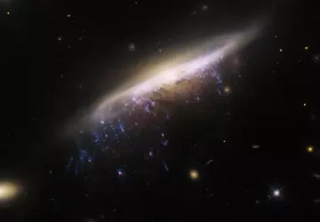 Hubble sfotografował galaktyczną meduzę 800 milionów ...