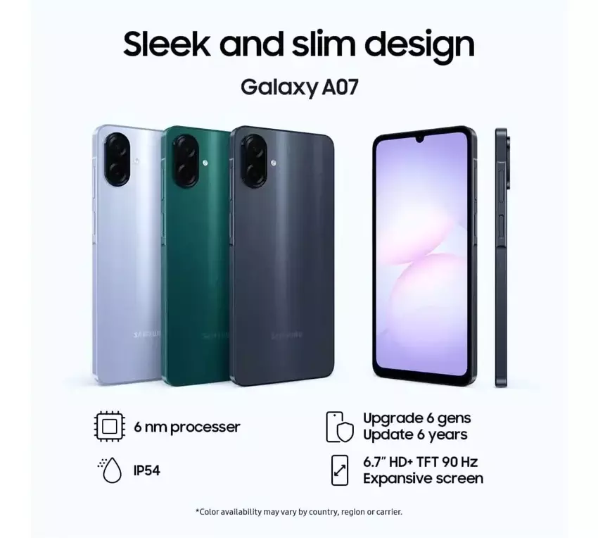W sieci pojawiły się specyfikacje, rendery i baner reklamowy Samsung Galaxy A07