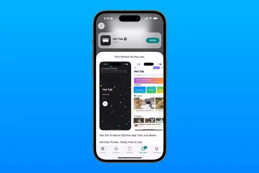 Aplikacja Hot Tub w sklepie AltStore PAL