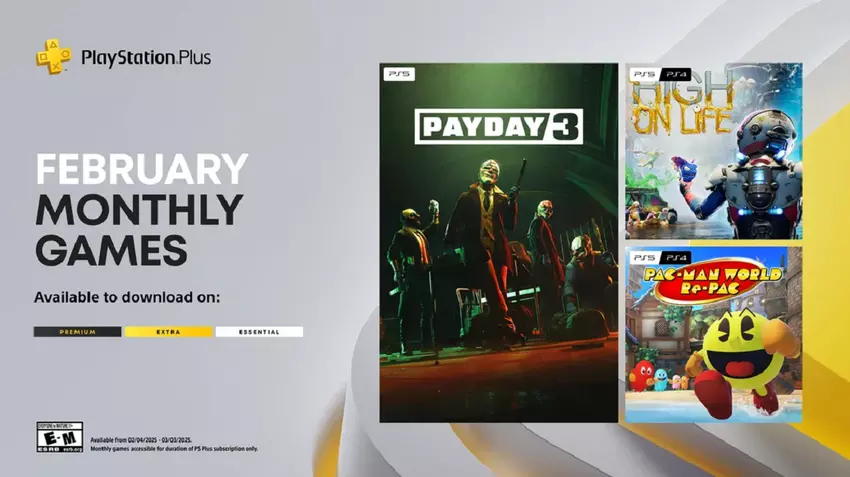 Subskrybenci PS Plus otrzymają w lutym trzy gry: Payday 3, satyryczną strzelankę High on Life oraz remake Pac-Mana.