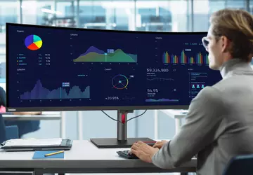 Lenovo ThinkVision P49w-30: 49-calowy zakrzywiony monitor ...