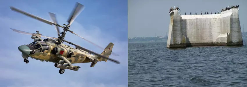 Rosyjska telewizja, pod pozorem reportażu o zniszczeniu ukraińskich sił desantowych, pokazała film z uderzeń na most, który został wysadzony przez niemieckich żołnierzy w 1944 roku