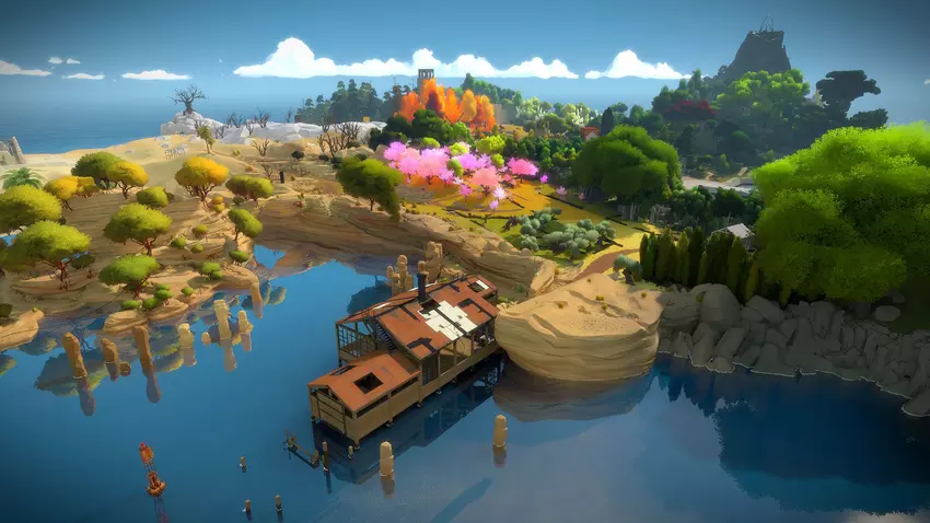 Kolorowa gra logiczna The Witness została darmową w Epic Games Store