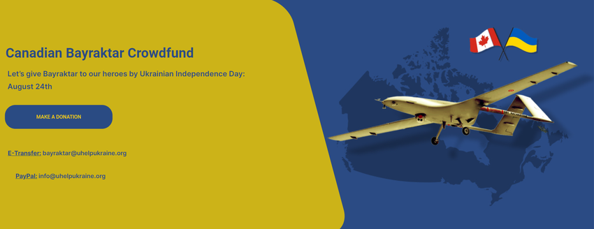 Kanada chce przekazać Ukrainie drona bojowego Bayraktar TB2 w Dzień Niepodległości