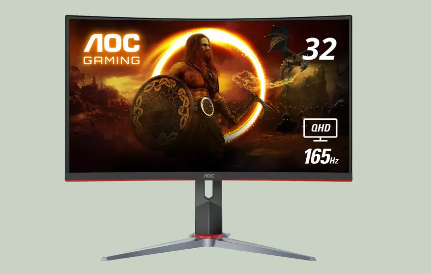 AOC CQ32G2S z 32-calowym zakrzywionym ekranem i częstotliwością 165 Hz jest dostępny na Amazon z rabatem w wysokości 30 USD