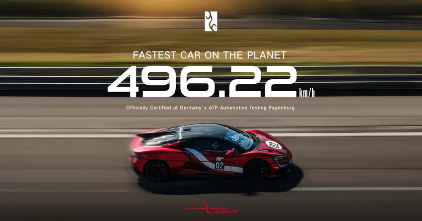 BYD Yangwang U9 Xtreme przyspieszył do 496 km/h i stał się najszybszym samochodem produkcyjnym na świecie