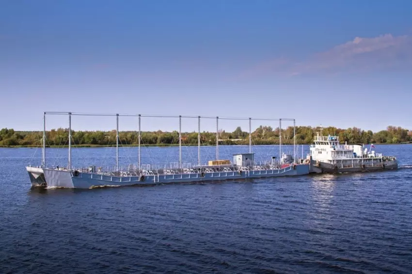 Rosjanie będą chronić mosty w Chersoniu przed pociskami Harpoon i Neptune za pomocą statków-celów