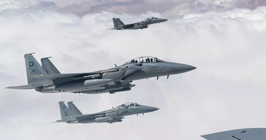 Myśliwiec czwartej generacji F-15S Eagle rozbija się podczas ćwiczeń w Arabii Saudyjskiej