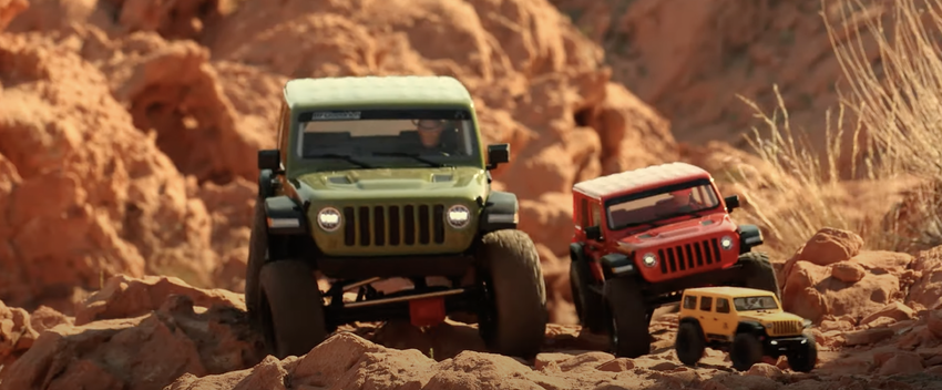 Jeep Wrangler Rubicon teraz w ogromnej skali 1/6 wydany przez Axial