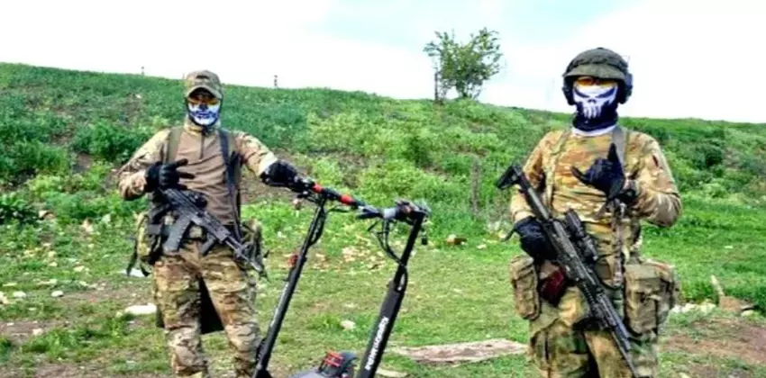 Rosyjskie wojska ponownie używają skuterów elektrycznych w atakach na ukraińskie pozycje