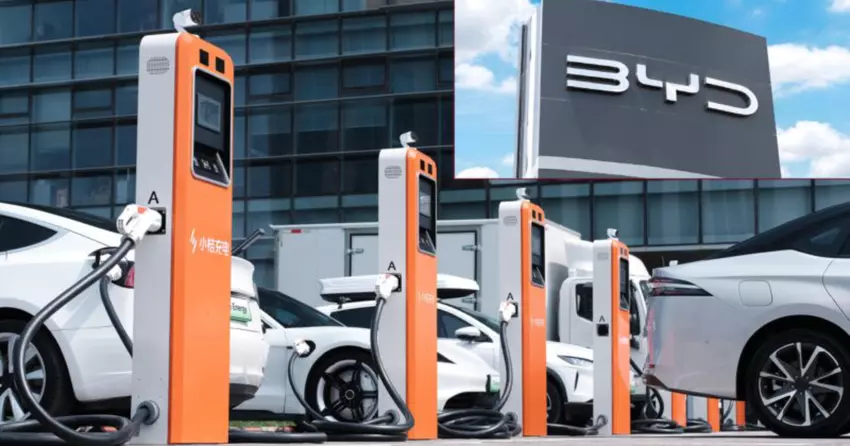 BYD otworzy 15 000 megawatowych szybkich ładowarek w całych Chinach w ramach nowych partnerstw