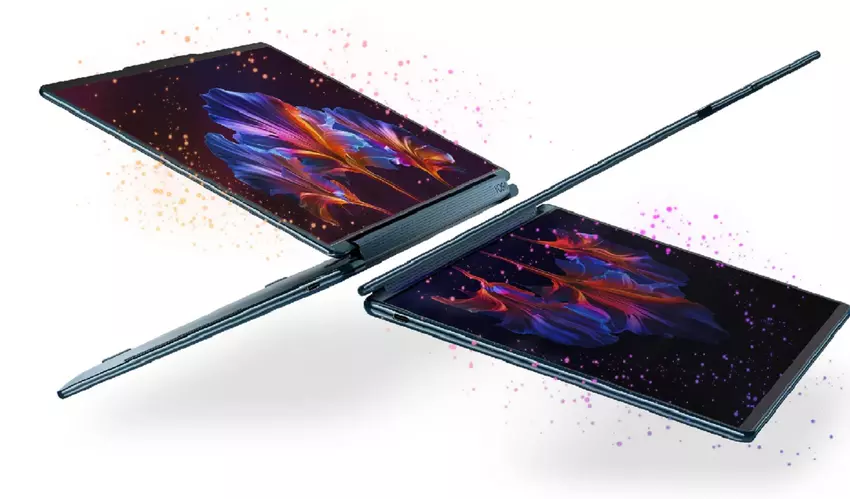 Lenovo zaprezentowało potężnego laptopa Yoga Slim 9i z dwoma wyświetlaczami POLED, bez klawiatury i rozbudowanymi możliwościami AI