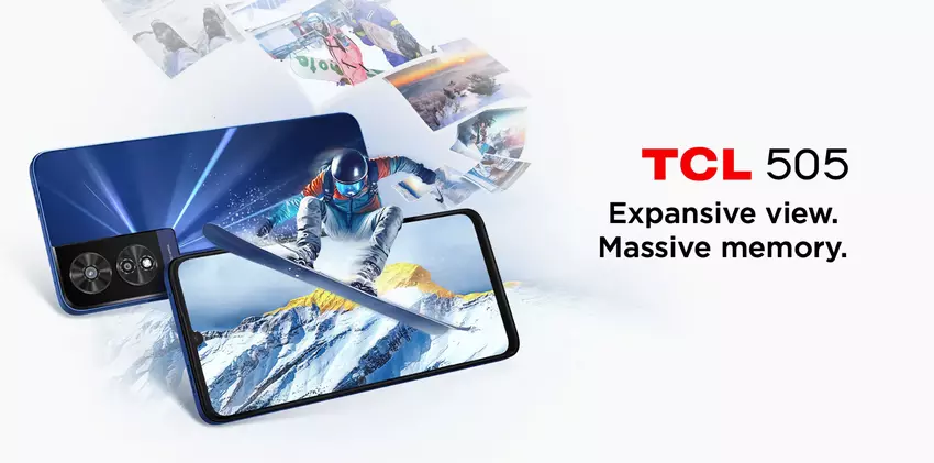 TCL 505: budżetowy smartfon z ekranem 90 Hz, układem MediaTek Helio G36 i baterią 5010 mAh