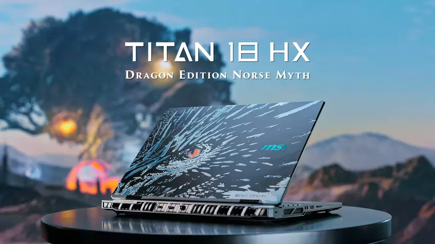 Laptop Titan 18HX. Ilustracja: MSI