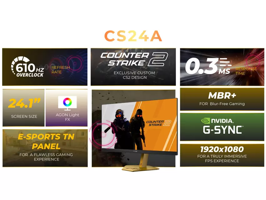 AOC Agon Pro CS24A - monitor dla graczy