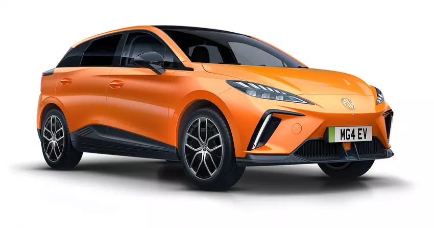 MG4 (2024) w kolorze Volcano Orange