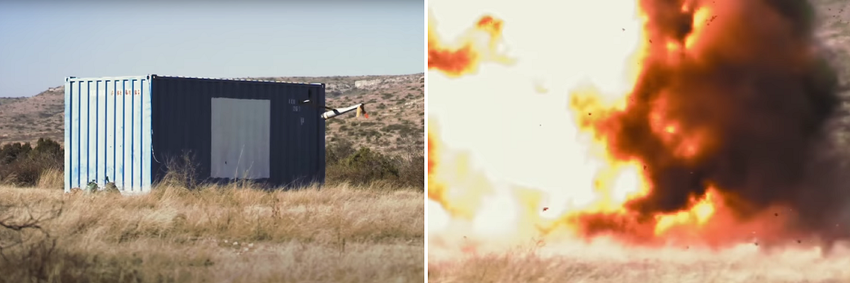 Anduril po raz pierwszy pokazuje w akcji drona kamikaze ALTIUS-600M