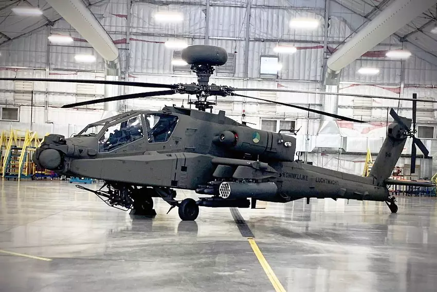 Śmigłowiec szturmowy AH-64E Apache. Ilustracja: Boeing