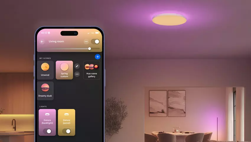 Philips Hue wprowadza nowe lampy sufitowe Datura w USA