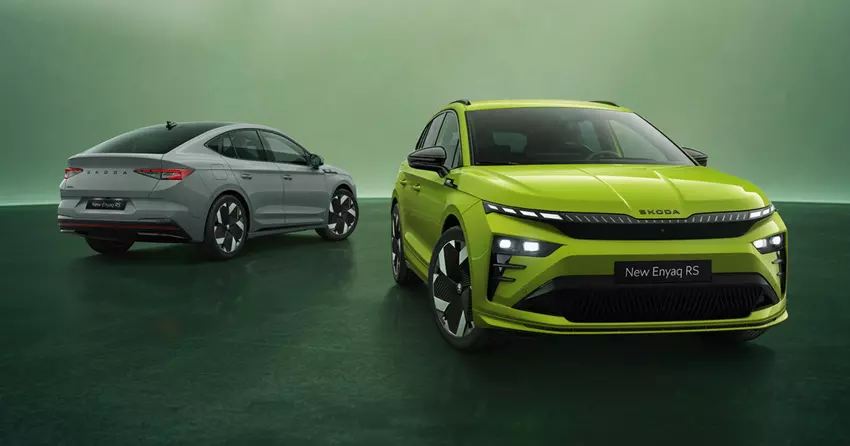 Škoda Enyaq RS i Enyaq Coupé RS zaktualizowały design i wyposażenie