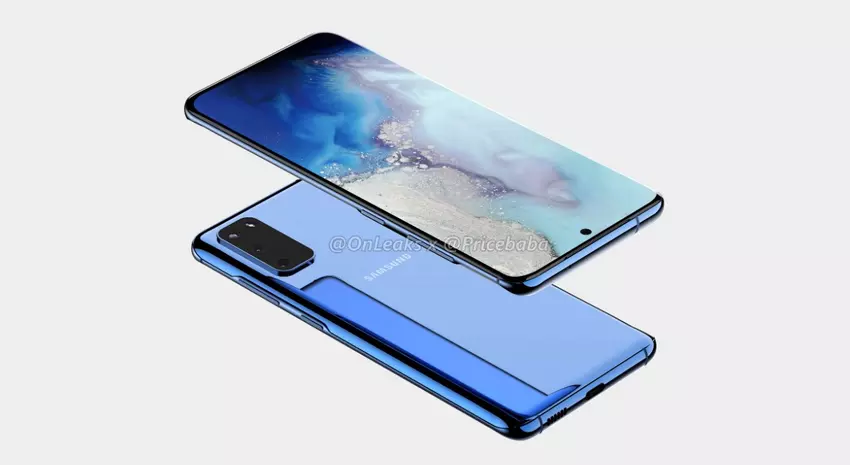 Samsung Galaxy S11e na renderach: potrójna kamera, wyświetlacz z zaokrąglonymi krawędziami i środkowym wycięciem, jak w Galaxy Note 10