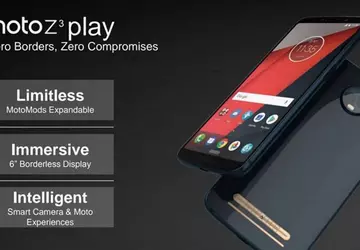 Moto Z3 Zagraj "oświetlony" w FCC ...