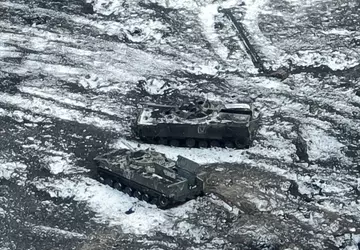 Ukraińskie siły zbrojne zniszczyły konwój wrogiego ...